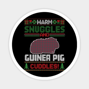 Guinea Pig Christmas Pajama Ugly Christmas Sweater Magnet